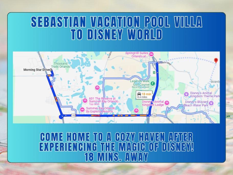 Sebastian Pool Villa W Spa Orlando Exteriör bild