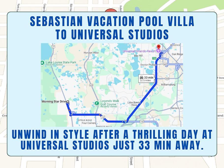 Sebastian Pool Villa W Spa Orlando Exteriör bild
