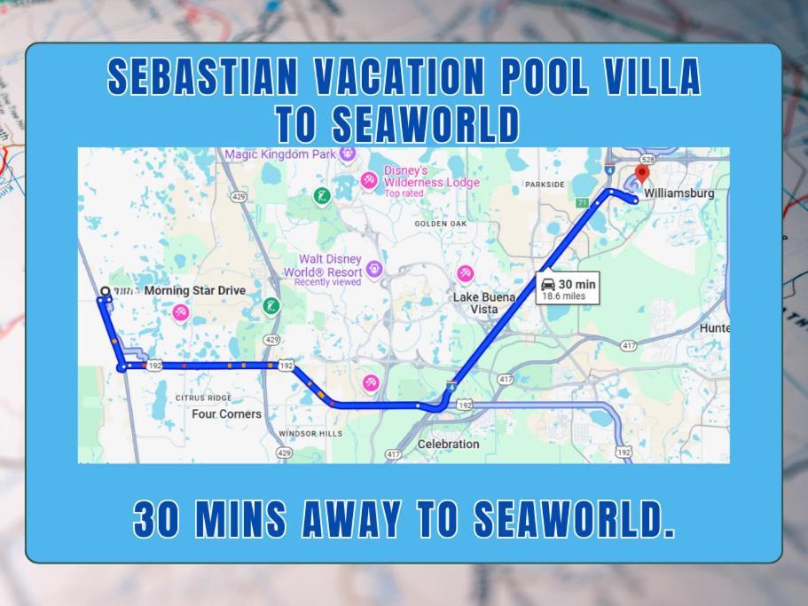 Sebastian Pool Villa W Spa Orlando Exteriör bild